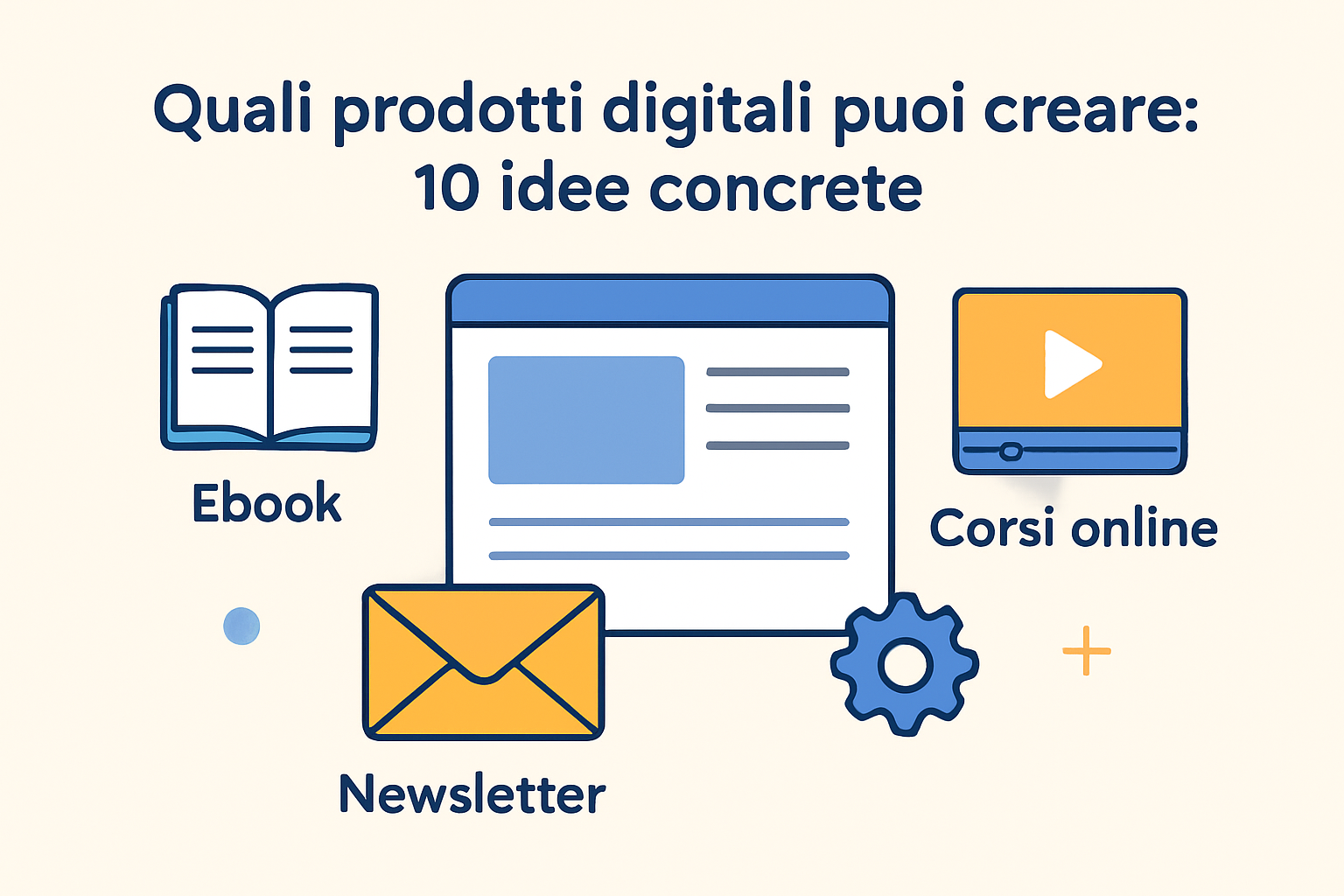 Quali prodotti digitali puoi creare: 10 idee concrete