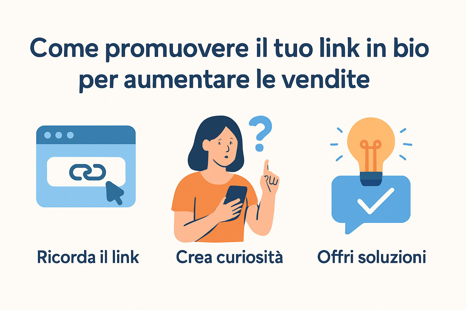 Gli errori comuni che bloccano le vendite dal link in bio
