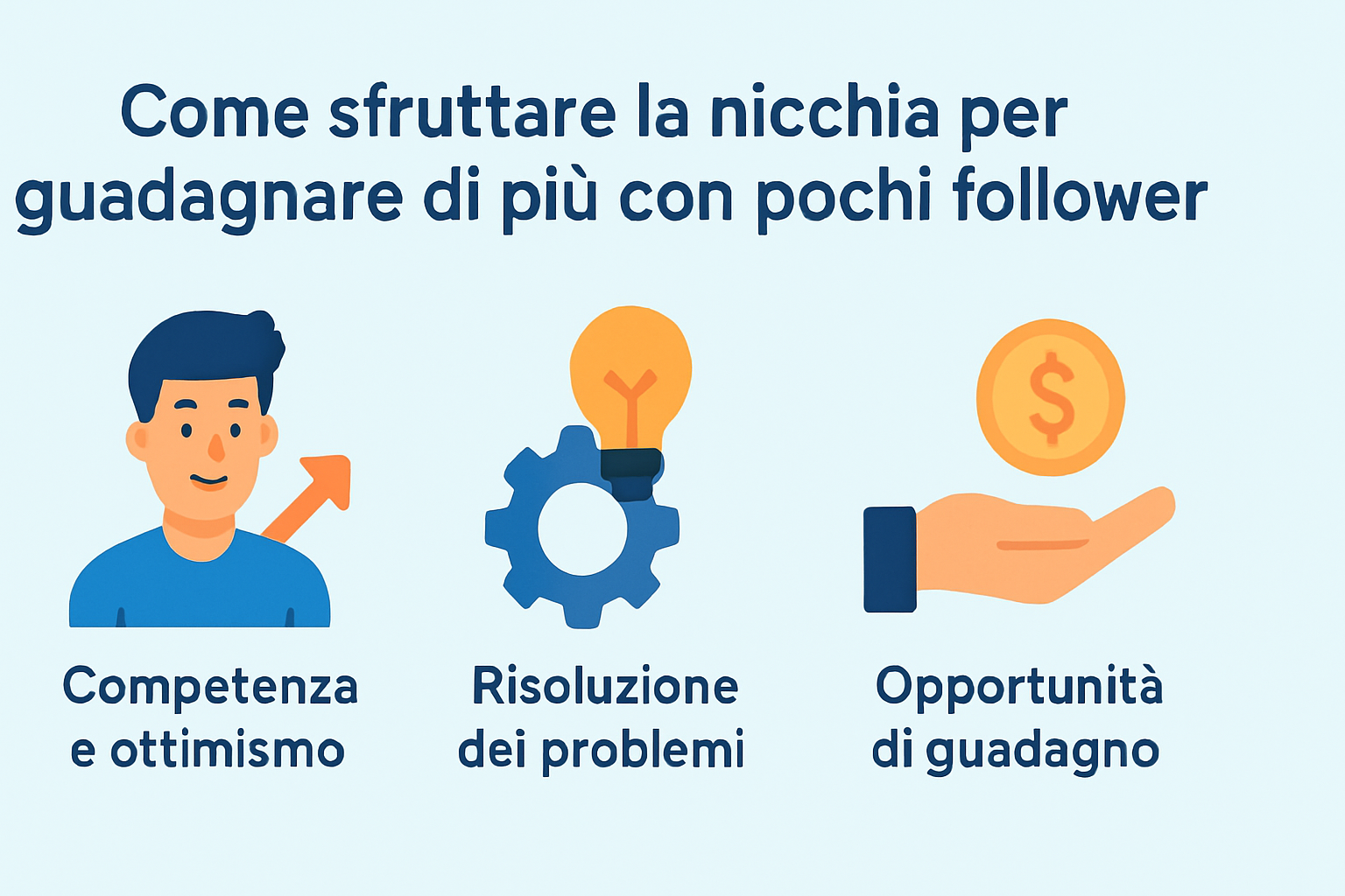Come sfruttare la nicchia per guadagnare di più con pochi follower