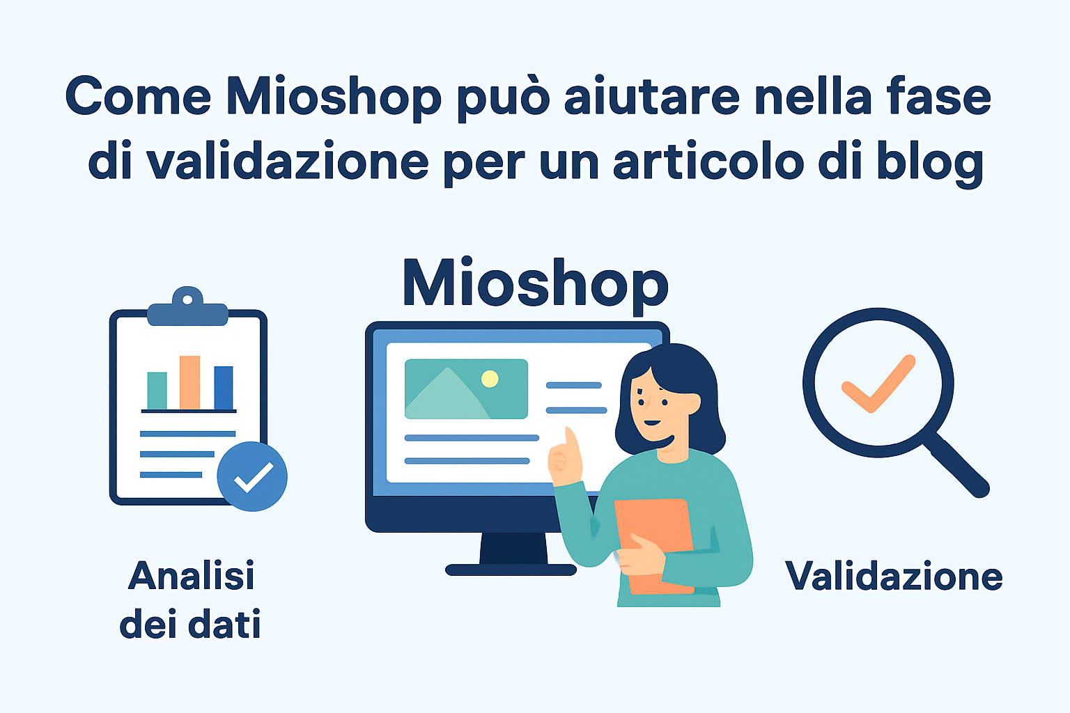 Come Mioshop può aiutarti nella fase di validazione